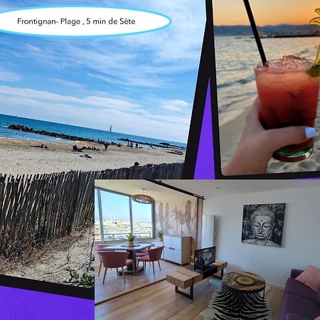 La Perle Bleue, 100 M De La Plage, Parking, Wifi Frontignan Eksteriør billede